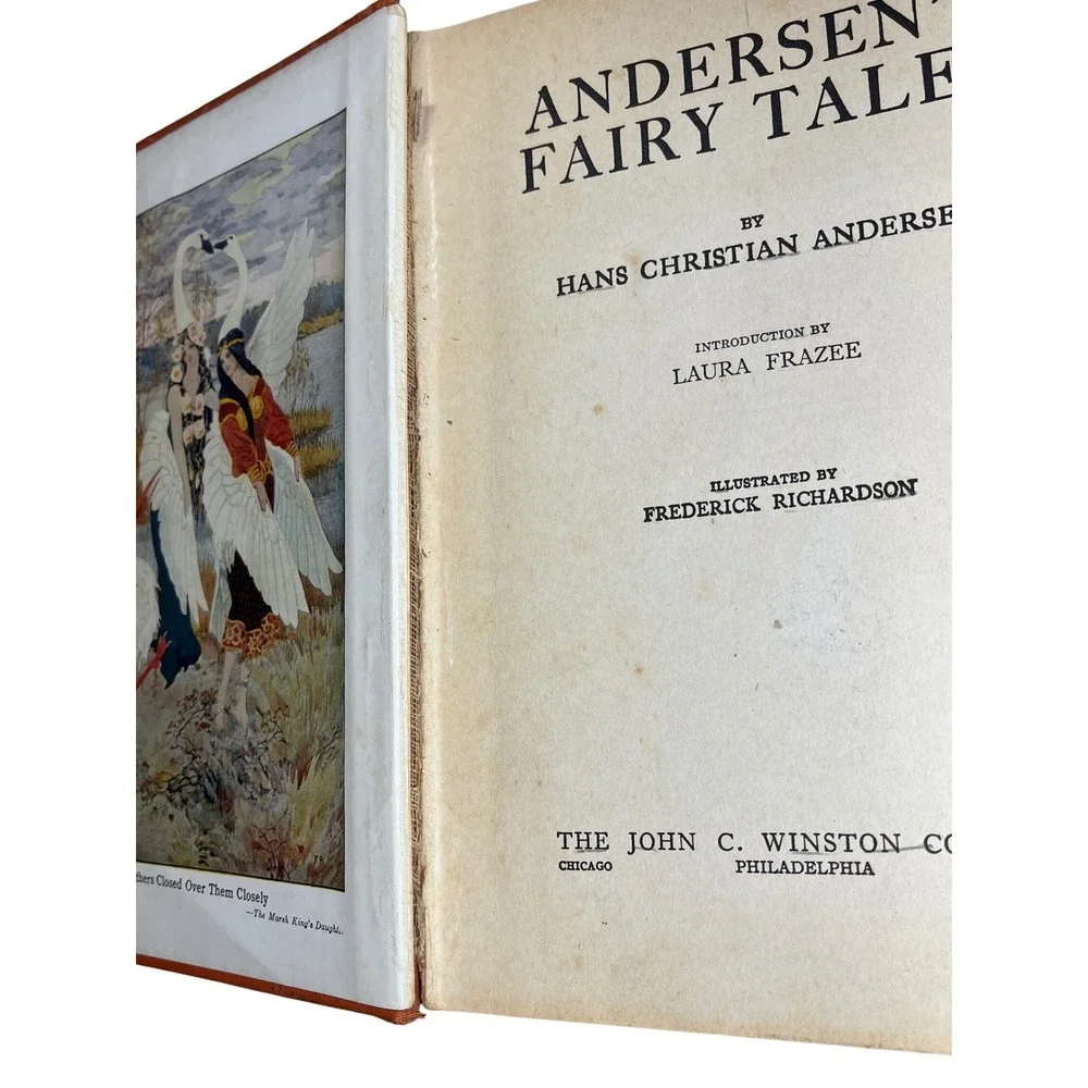 Vintage 1926 Andersen's Fairy Tales Hans Christian Andersen WinstonCoIllustrated